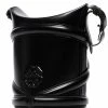 Alexander McQueen black the curve small leather cross body bag