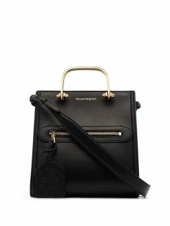 Alexander McQueen The Short Story leather tote bag
