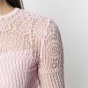 Alexander McQueen crochet long-sleeve top