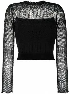 Alexander McQueen open-knit top
