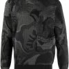 Alexander McQueen abstract-print long-sleeve sweatshirt