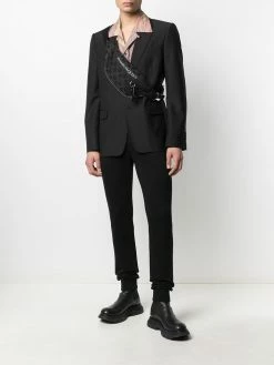 Alexander McQueen skull intarsia belt bag