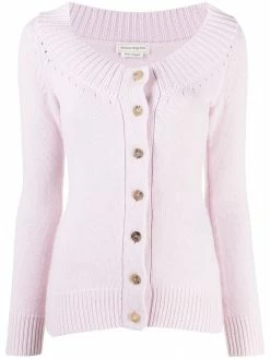 Alexander McQueen button-fastening long-sleeve cardigan