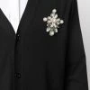 Alexander McQueen brooch-detail wool cardigan