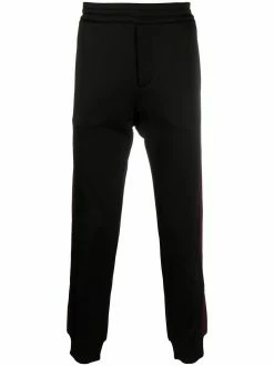 Alexander McQueen contrast-panel track pants