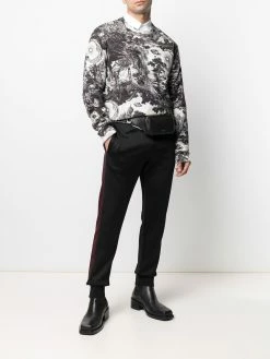 Alexander McQueen contrast-panel track pants