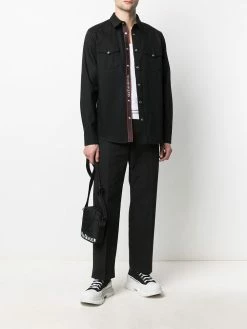 Alexander McQueen Selvedge-tape denim shirt