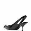 Alexander McQueen Punk Stud slingback pumps
