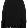 Alexander McQueen lace-trim A-line skirt
