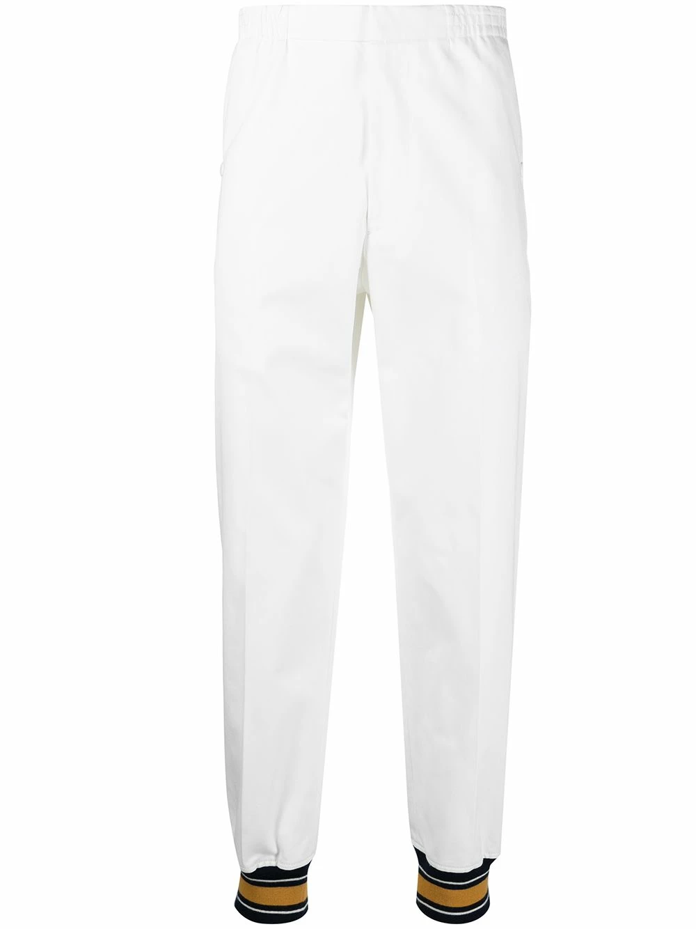Alexander McQueen Knit striped cuff trackpants 1 Alexander McQueen knit striped cuff trackpants