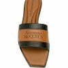 Alexander McQueen Logo embossed leather sandals 7 Alexander McQueen logo-embossed leather sandals