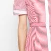 Alexander McQueen pinstripe-print short-sleeve top