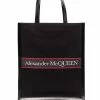 Alexander McQueen embroidered-logo tote bag