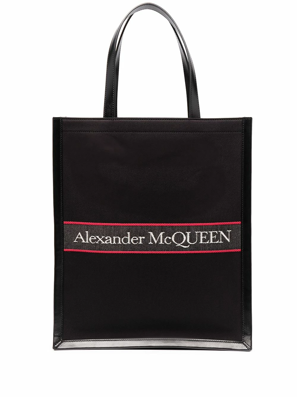 Alexander McQueen Embroidered logo tote bag 1 Alexander McQueen embroidered-logo tote bag