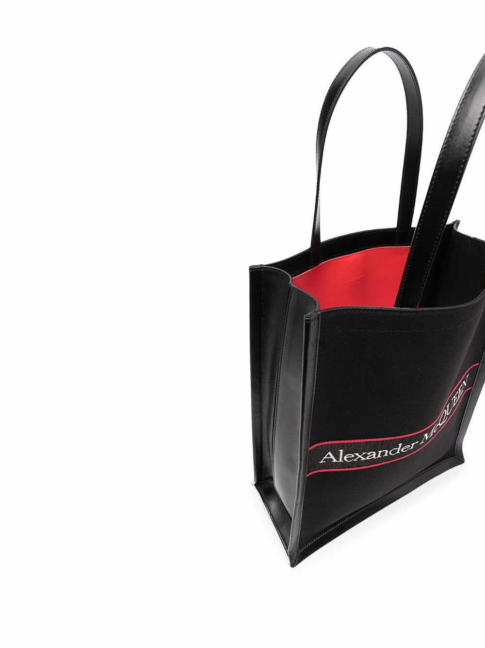 Alexander McQueen Embroidered logo tote bag 5 Alexander McQueen embroidered-logo tote bag