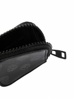 Alexander McQueen Skull logo print keyring pouch