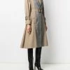 Alexander McQueen panelled mid-length trench coat