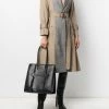 Alexander McQueen panelled mid-length trench coat
