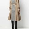 Alexander McQueen panelled mid-length trench coat