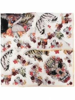 Alexander McQueen Botanical Paisley scarf