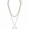Alexander McQueen double-chain pendant necklace