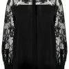 Alexander McQueen sheer panelling silk shirt