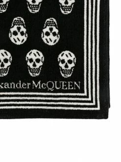 Alexander McQueen skull pattern towel