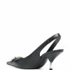 Alexander McQueen embellished slingback pumps