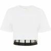 Alexander McQueen corset-detail T-shirt