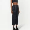 Alexander McQueen Contrast stitch crop top 7 Alexander McQueen contrast-stitch crop top