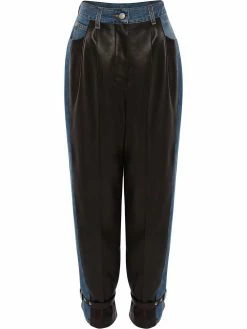 Alexander McQueen panelled ankle-strap trousers