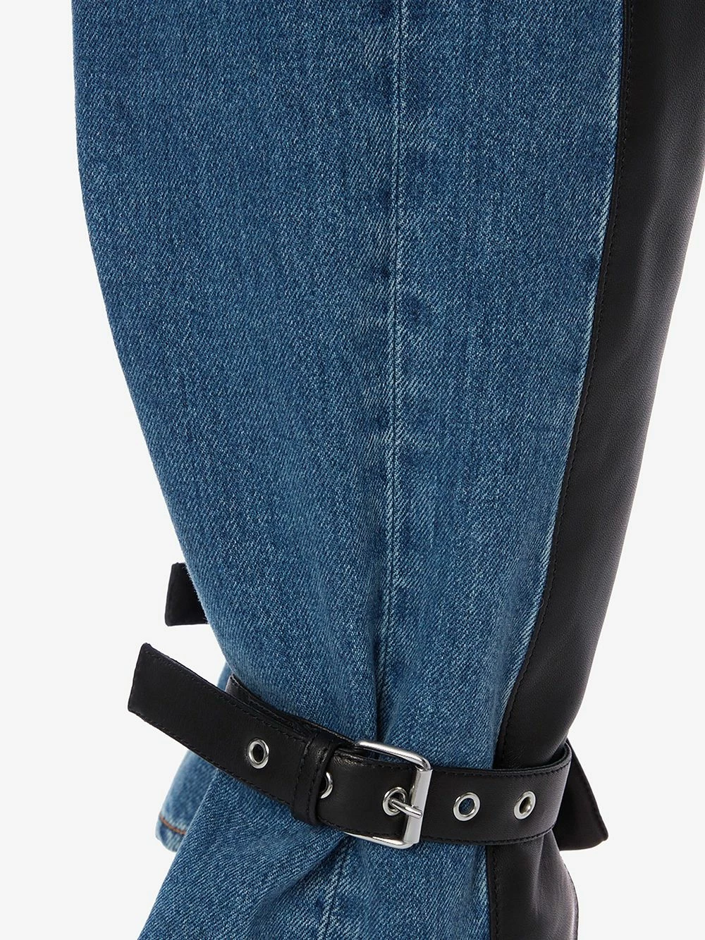 Alexander McQueen Panelled ankle strap trousers 5 Alexander McQueen panelled ankle-strap trousers