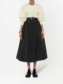 Alexander McQueen voluminous belted skirt