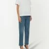 Alexander McQueen high-waisted straight-leg jeans