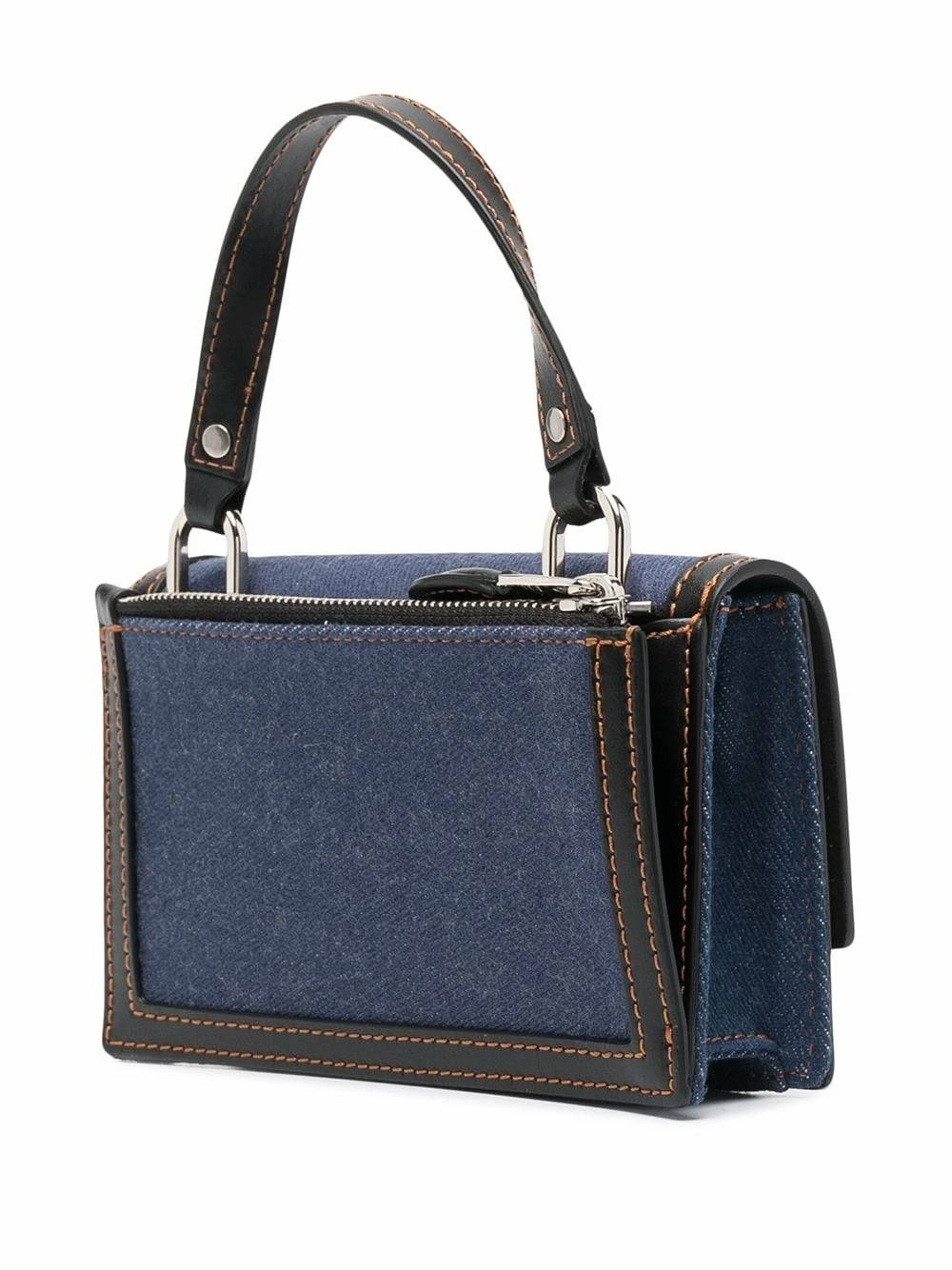 Alexander McQueen Mini denim satchel bag 3 Alexander McQueen mini denim satchel bag