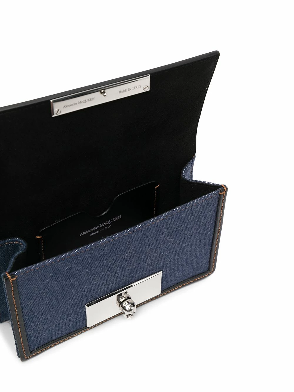 Alexander McQueen Mini denim satchel bag 5 Alexander McQueen mini denim satchel bag