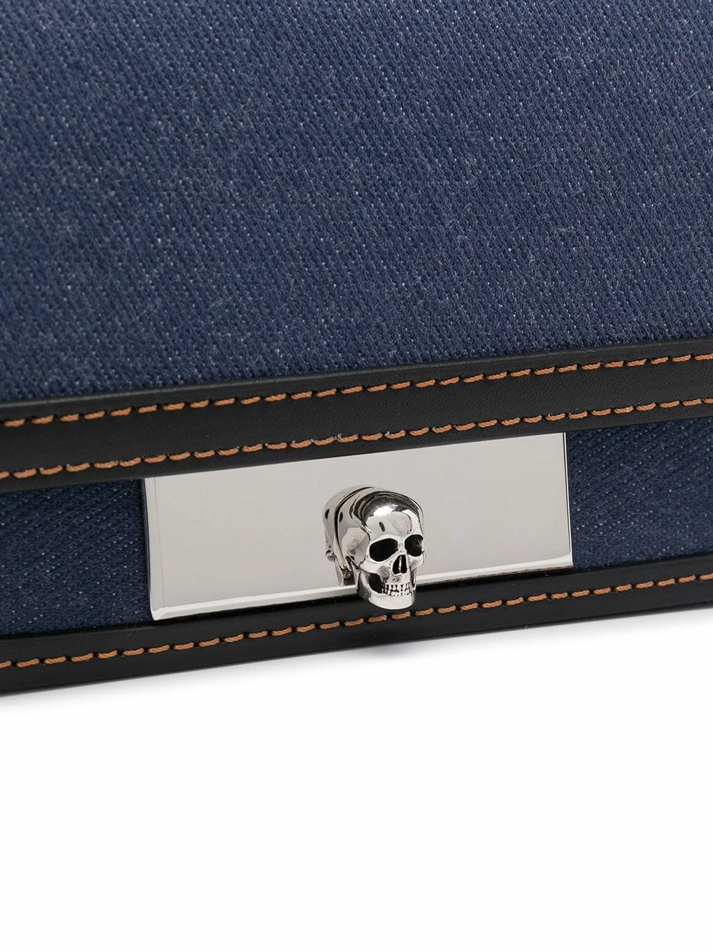 Alexander McQueen Mini denim satchel bag 4 Alexander McQueen mini denim satchel bag