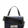 Alexander McQueen mini denim satchel bag