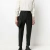 Alexander McQueen metallized roll-neck jumper