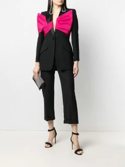 Alexander McQueen bow-embellished blazer