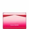 Alexander McQueen gradient-effect skull-stud cardholder