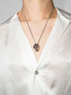 Alexander McQueen skull pendant necklace