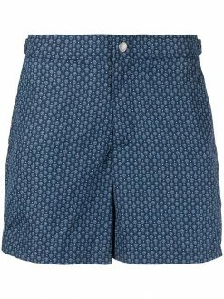 Alexander McQueen micro Skull print swim shorts