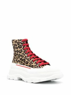 Alexander McQueen Tread Slick leopard print sneakers