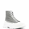 Alexander McQueen Tread Slick check print sneakers