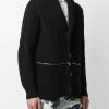 Alexander McQueen mix-knit wool cardigan