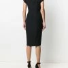 Alexander McQueen twist-detail midi dress