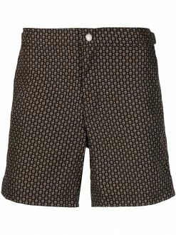 Alexander McQueen skull pattern swimming shorts