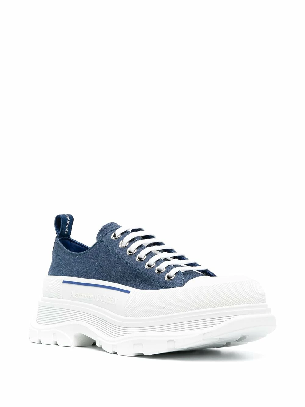 Alexander McQueen Tread Slick denim sneakers 2 Alexander McQueen Tread Slick denim sneakers