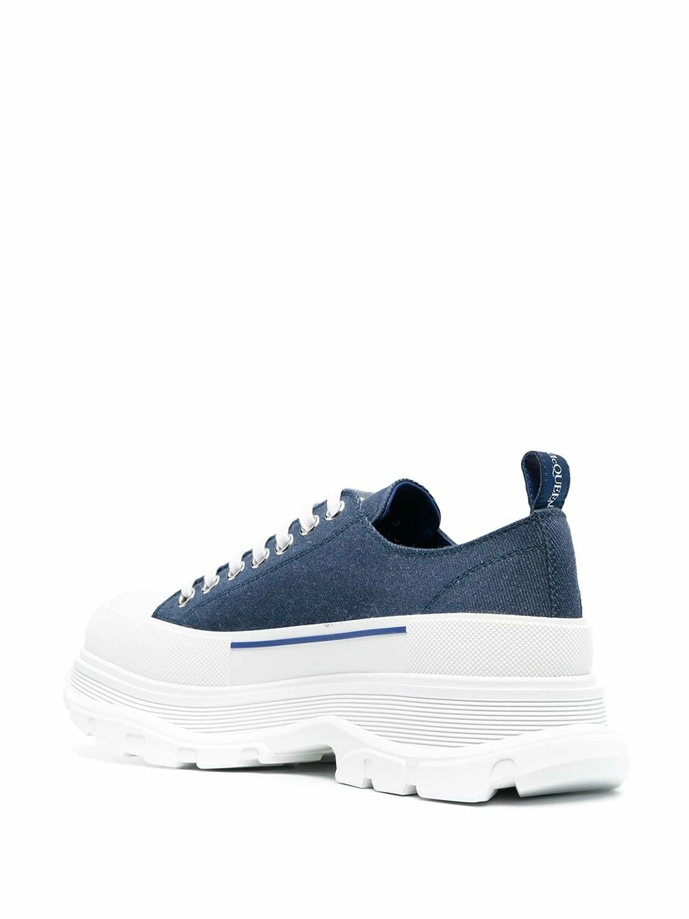 Alexander McQueen Tread Slick denim sneakers 3 Alexander McQueen Tread Slick denim sneakers